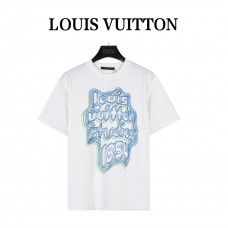 1V Neon Lights Print T-shirt