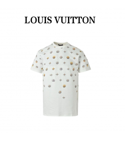 1V Overprinted Monogram Jacquard T-Shirt