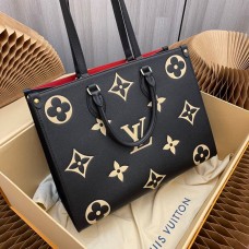 1V Onthego MM Bicolor Monogram Bag