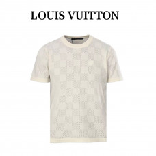 1V Pointelle Signature Short-Sleeved Crewneck