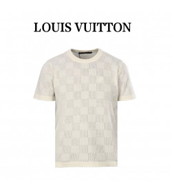1V Pointelle Signature Short-Sleeved Crewneck
