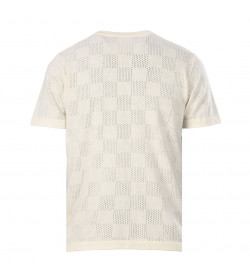 1V Pointelle Signature Short-Sleeved Crewneck