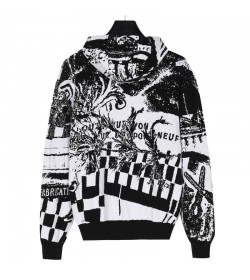 1V Parisian Collage Jacquard Hoodie