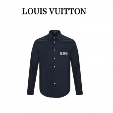 1V Printed Signature Long-Sleeved Shirt