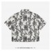 1V Print Short-sleeved Shirt