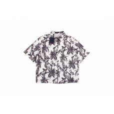 1V Print Short-sleeved Shirt