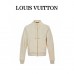1V Quilted Textured Wool Blouson