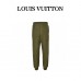 1V Quilted Textured Wool Pants