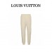 1V Quilted Textured Wool Pants
