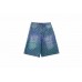 1V Rainbow Monogram Denim Shorts