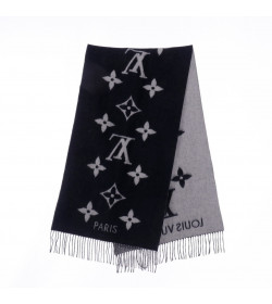 1V Reykjavik Scarf Cashmere Black