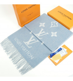 1V Reykjavik Scarf Cashmere Blue