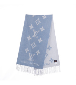 1V Reykjavik Scarf Cashmere Blue