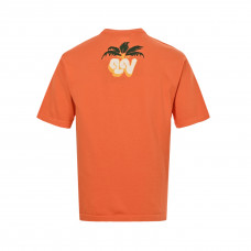 1V Short-Sleeved Cotton Crewneck