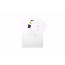 1V Spread Embroidery T-shirt