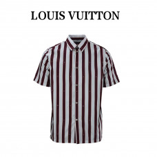 1V Striped Short-Sleeved Shirt