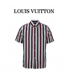 1V Striped Short-Sleeved Shirt