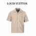 1V Short-Sleeved Open Collar Shirt
