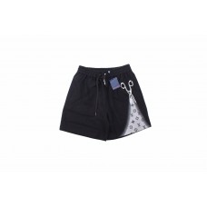 1V Scissors Print Shorts