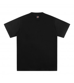 1V Short-Sleeved Intarsia Crewneck Knit T-shirt