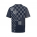 1V Short-Sleeved Knitted Crewneck