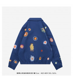 1V x YK Embroidered Faces Blouson