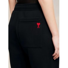 AMI Embroidered Heart Shorts