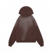 Acne Studios - Fleece logo hoodie - Chocolate brown