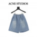 Acne Studios - Shorts logo stamp - Mid blue