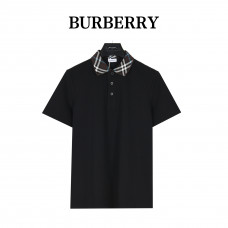 BR Check Collar Cotton Polo Shirt