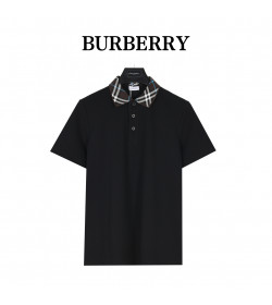 BR Check Collar Cotton Polo Shirt
