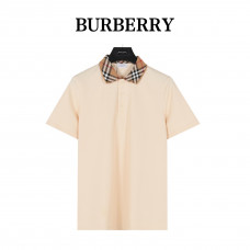 BR Check Collar Cotton Polo Shirt