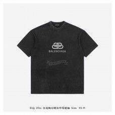 BC 20SS Washed Logo Print Cotton T-Shirt