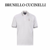 Brunello Cucinelli embroidered-logo Polo Shirt