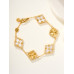 Buccellati Opera Tulle Yellow Gold Bracelet With Red Logo