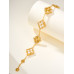 Buccellati Opera Tulle Yellow Gold Bracelet With Red Logo