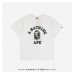 Bape APE  Luminous Camo Head Print T-shirt
