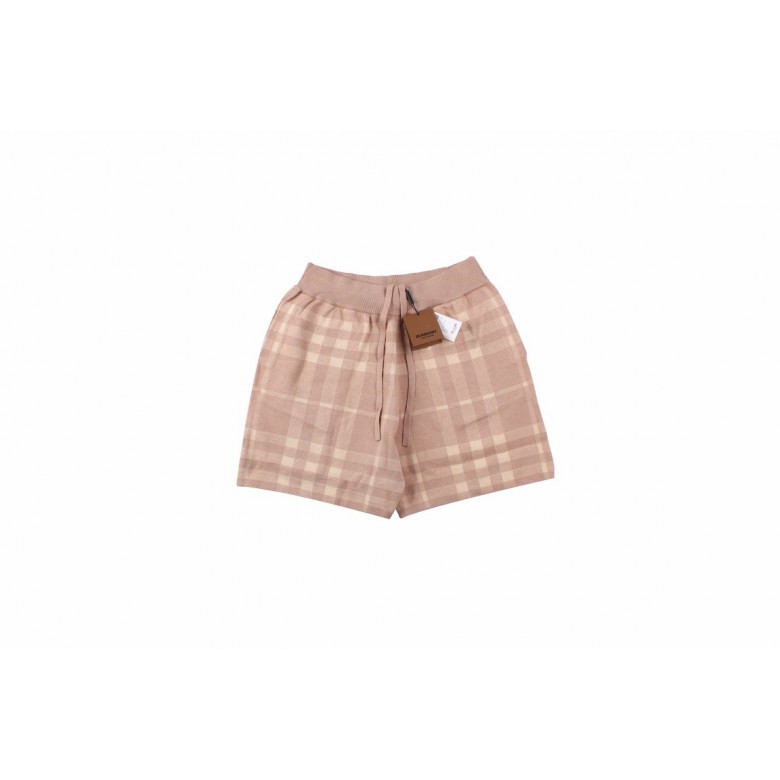 BR Checked Wool Shorts