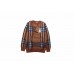 BR Check Mohair Wool Blend Jacquard Oversized Sweater