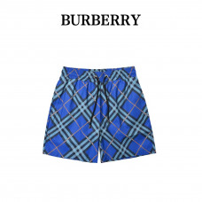 BR Check Swim Shorts in Hyacinth blue