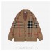 BR Check Wool Cardigan