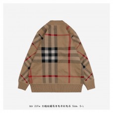 BR Check Wool Cardigan