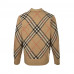 BR Check Wool Mohair Blend Cardigan