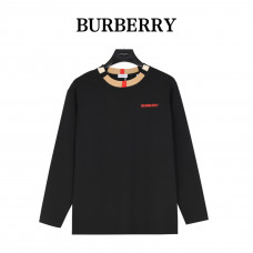 BR Icon Stripe Trim Cotton Sweatshirt