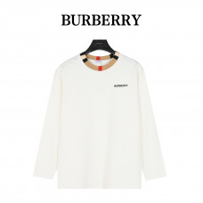 BR Icon Stripe Trim Cotton Sweatshirt