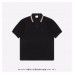 BR Icon Stripe Collar Cotton Piqué Polo Shirt