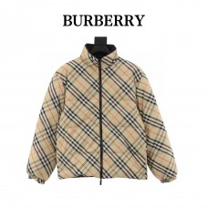BR Reversible Plaid Down Jacket