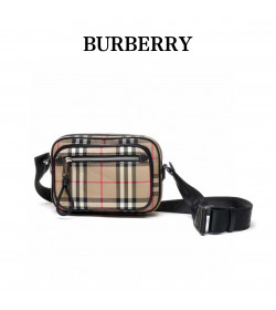 BR Vintage Check Canvas Crossbody