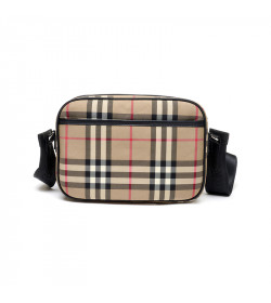 BR Vintage Check Canvas Crossbody