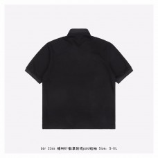 BR Embroidered Oak Leaf Crest Cotton Piqué Polo Shirt